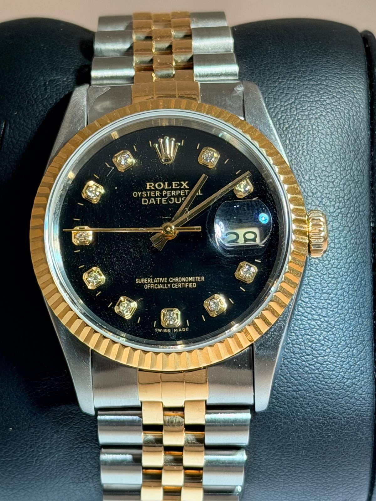 Rolex Date Just Two Tone 16233