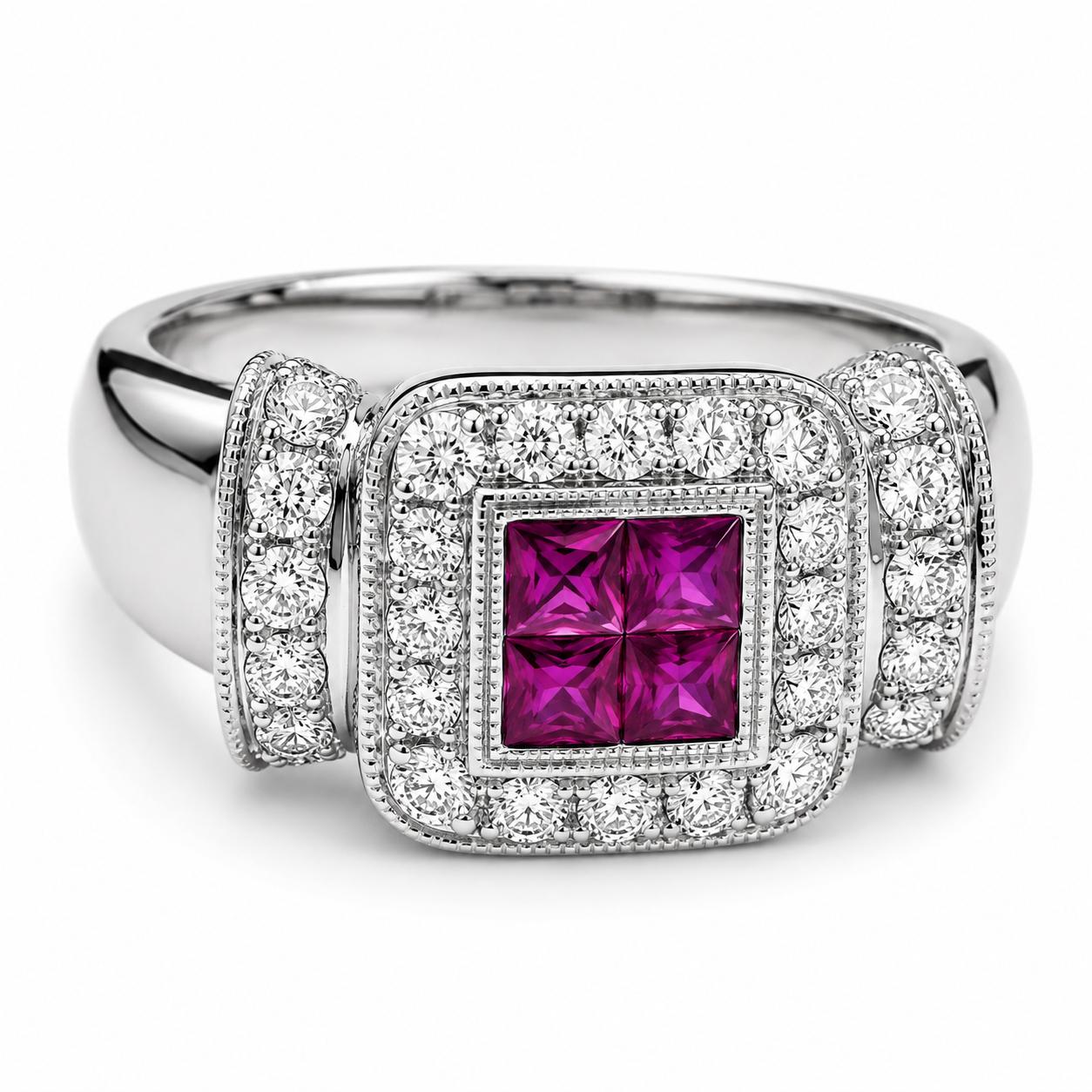 Ruby and Diamond Ring  SOLD